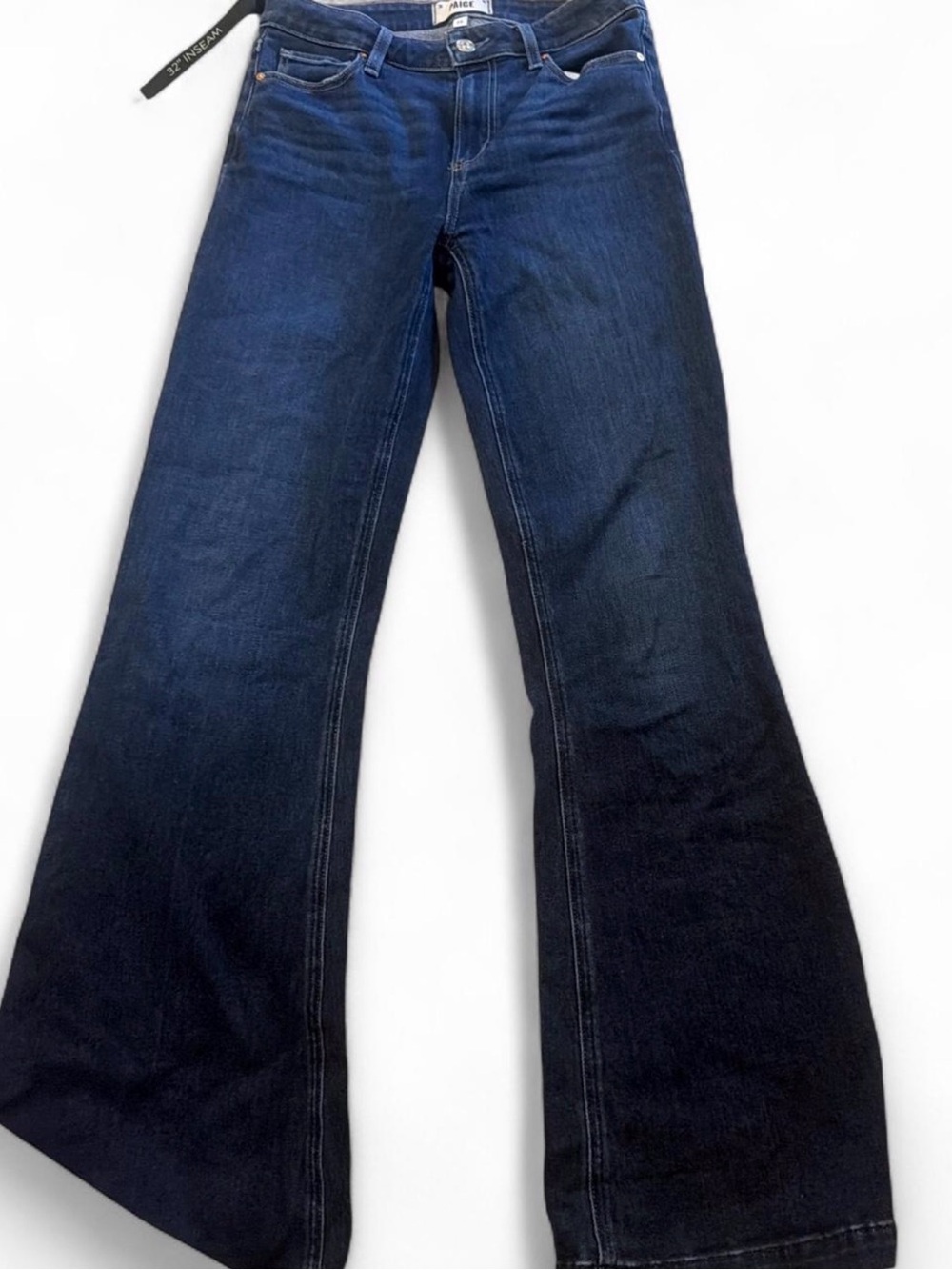PAIGE Dark Blue Women's Flare Jeans